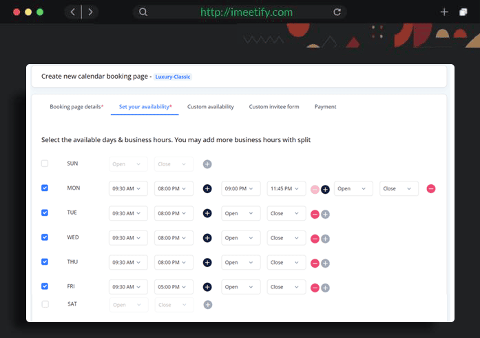 customized-scheduling